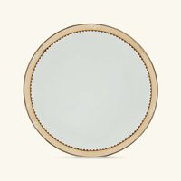 haviland cavalier royal dinner plate round gold 28cm set of 2