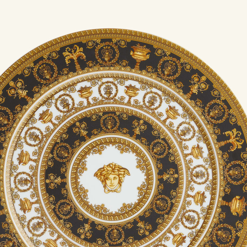 versace i love baroque charger plate round gold 33cm