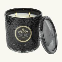 voluspa burning woods candle