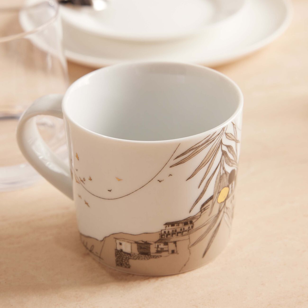 Nassem Mug Beige silsal nassem mug beige