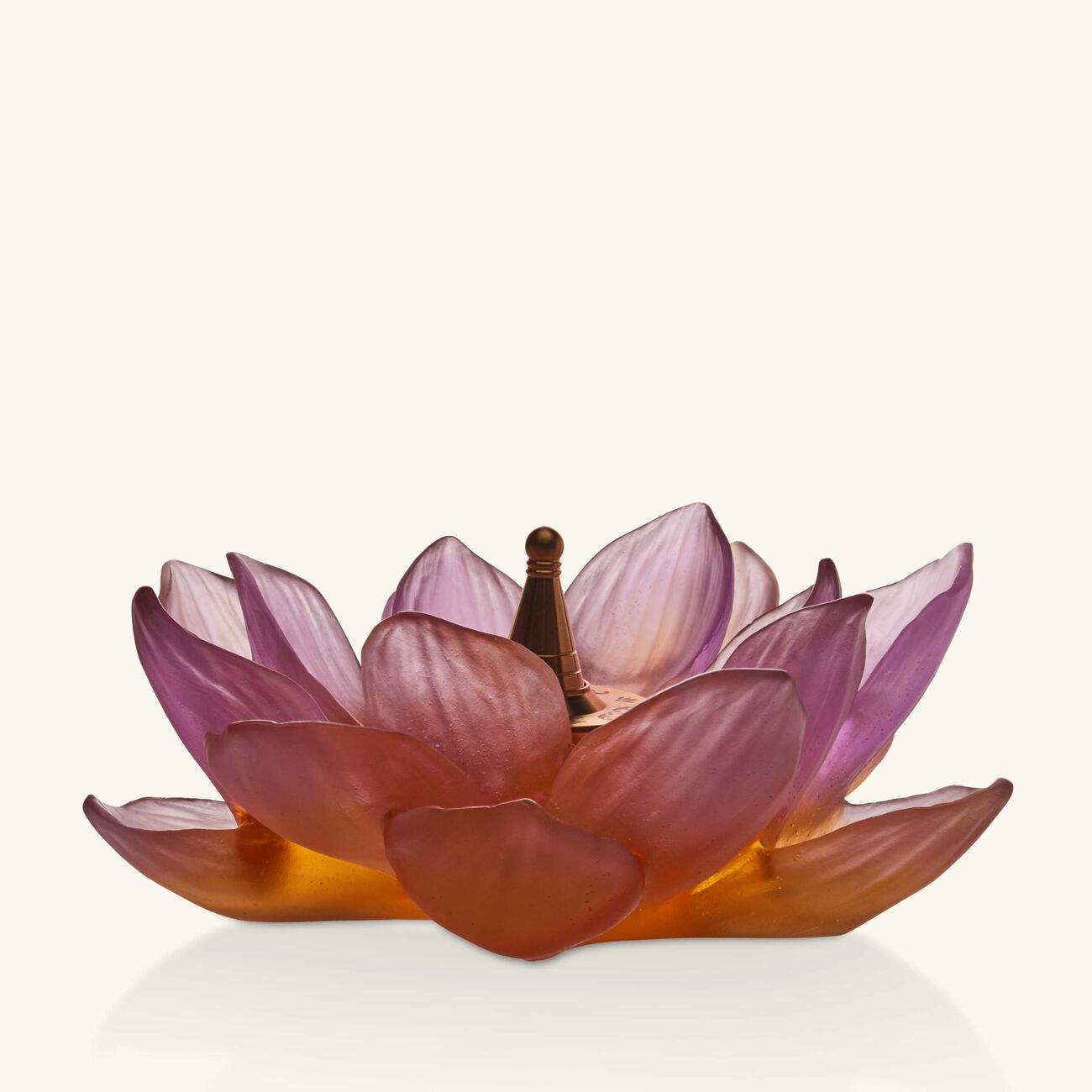 daum jardin de lotus incense holder pink