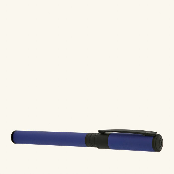 st dupont d initial rollerball pen blue