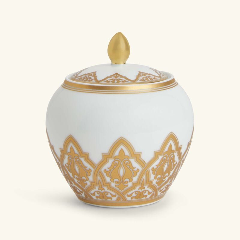 bernardaud venise sugar bowl white