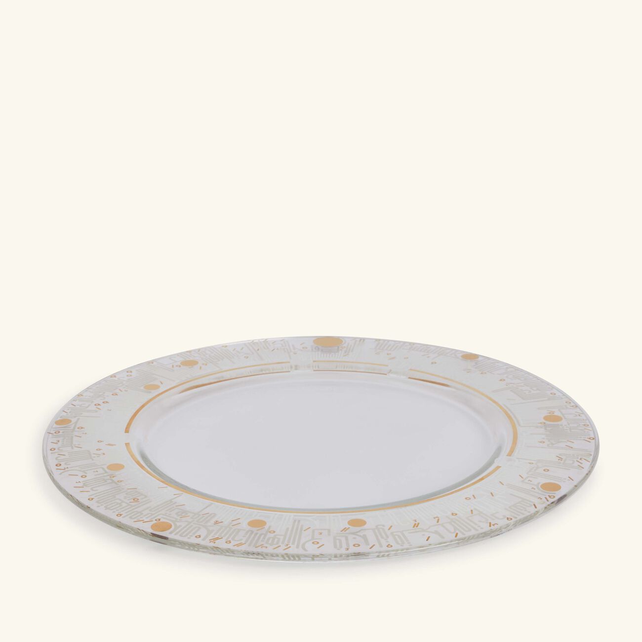 dimlaj hayat underplate round clear 32cm