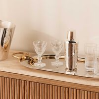 baccarat harcourt zero degree drinking glass clear set of 2