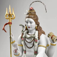 lladro lord shiva sculpture extra large white limited edition