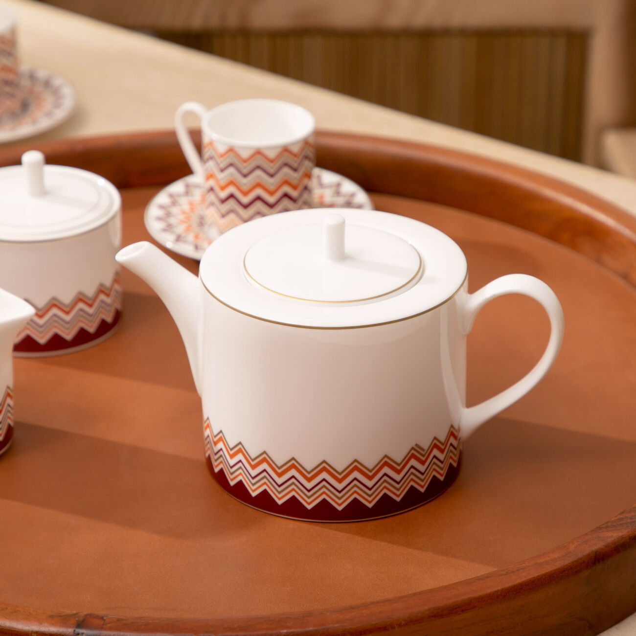 missoni home iconic tea   coffee pot multicolor