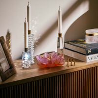 daum jardin de lotus incense holder pink