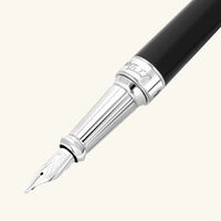 st dupont eternity fountain pen black