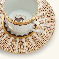 haviland cavalier royal coffee cup saucer gold set of 2