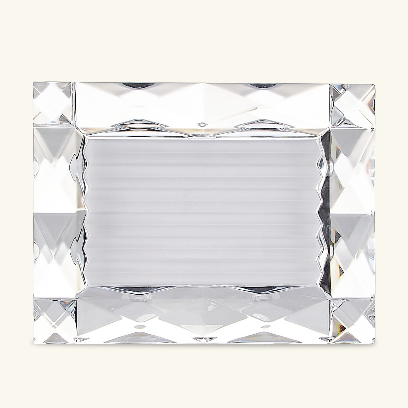 baccarat louxor picture frame clear 4x6