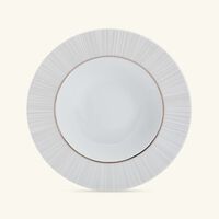 bernardaud silva soup plate round silver 22cm