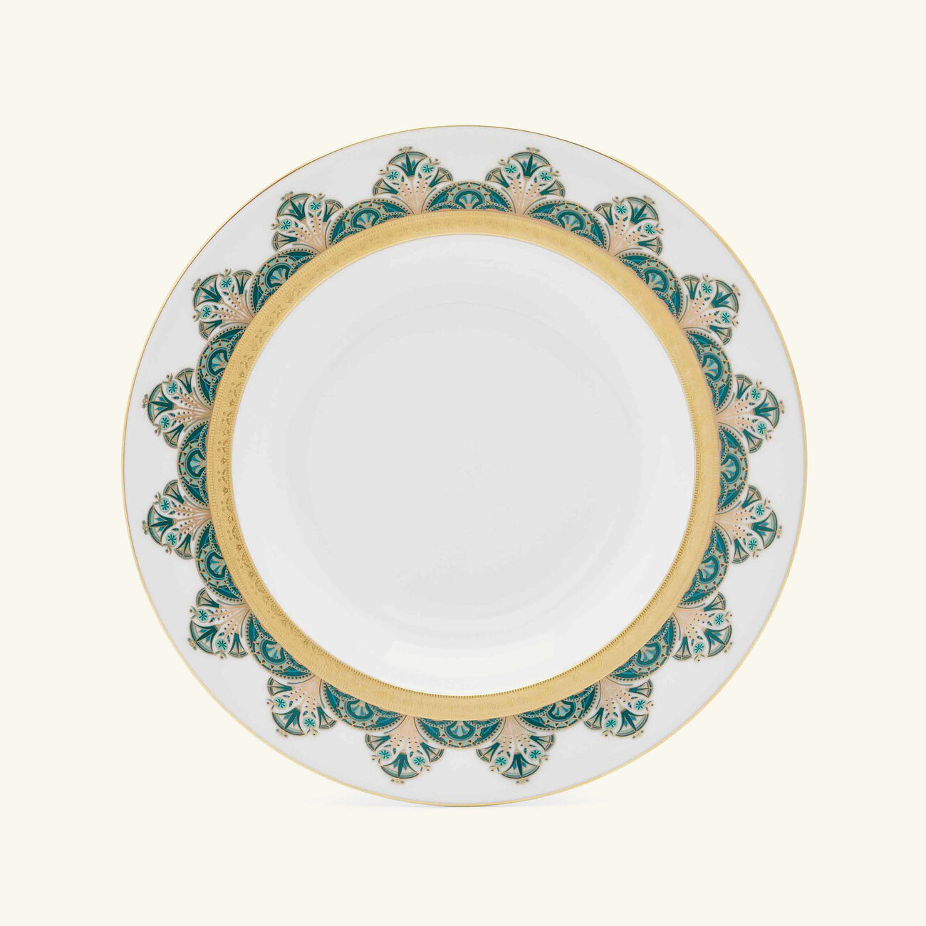 haviland r ves du nil soup plate green set of 2