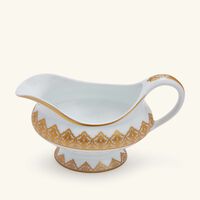 bernardaud venise gravy boat gold