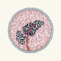 bernardaud collection braqueni bread butter plate red 16cm