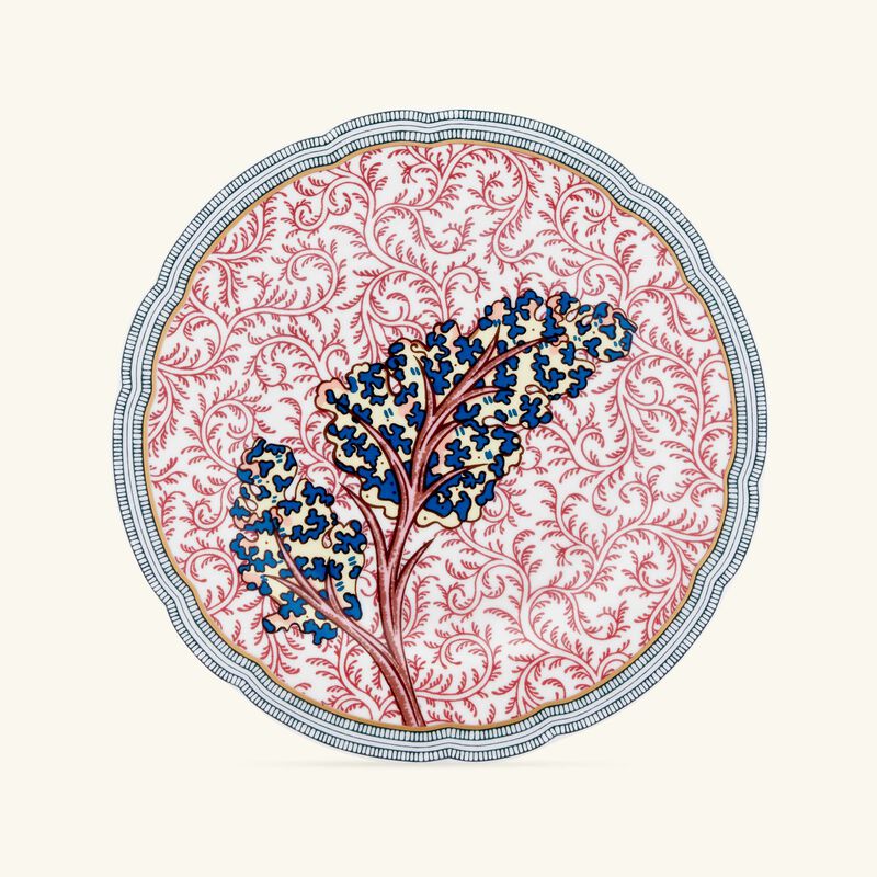 bernardaud collection braqueni bread butter plate red 16cm