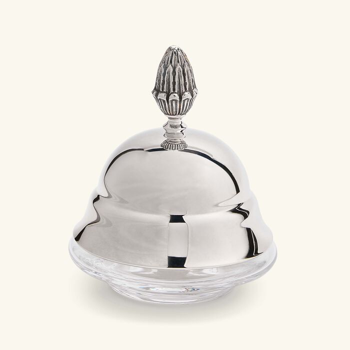 christofle malmaison butter dish silver plated 8cm