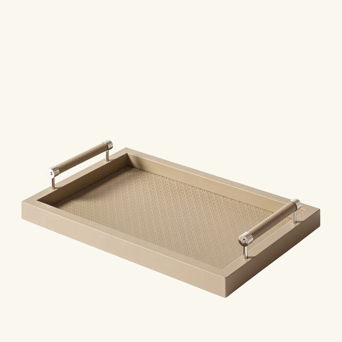 giobagnara elie saab monogram tray rectangular small mouton