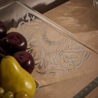 dimlaj qamar serving plate square 35cm