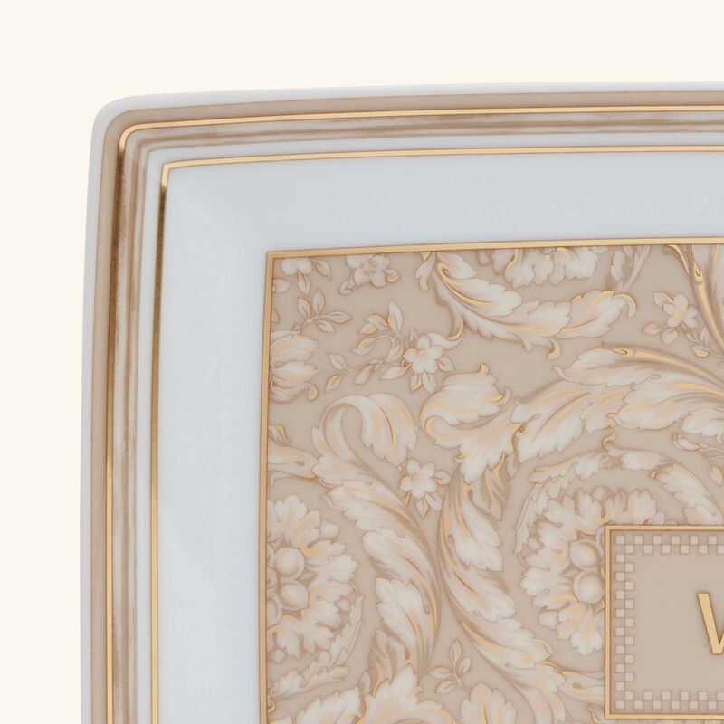 Barocco Beige Serving Platter 18 cm versace barocco beige serving platter 18 cm