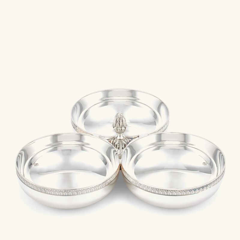 christofle malmaison serving bowl silver plated 11cm