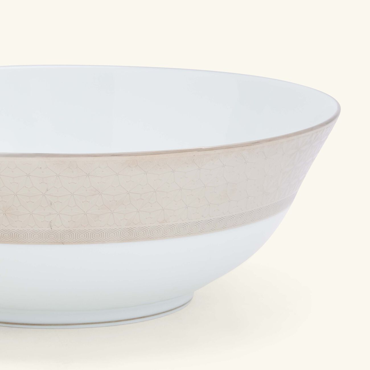 bernardaud divine salad bowl silver