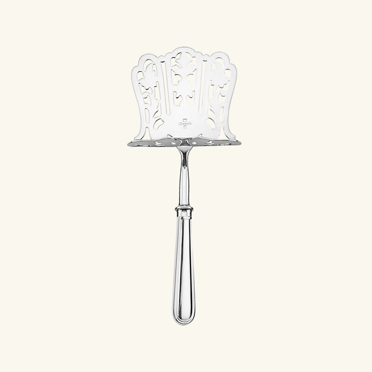 christofle albi pierced server silver plated