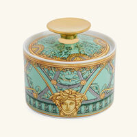 versace scala del palazzo cake stand green