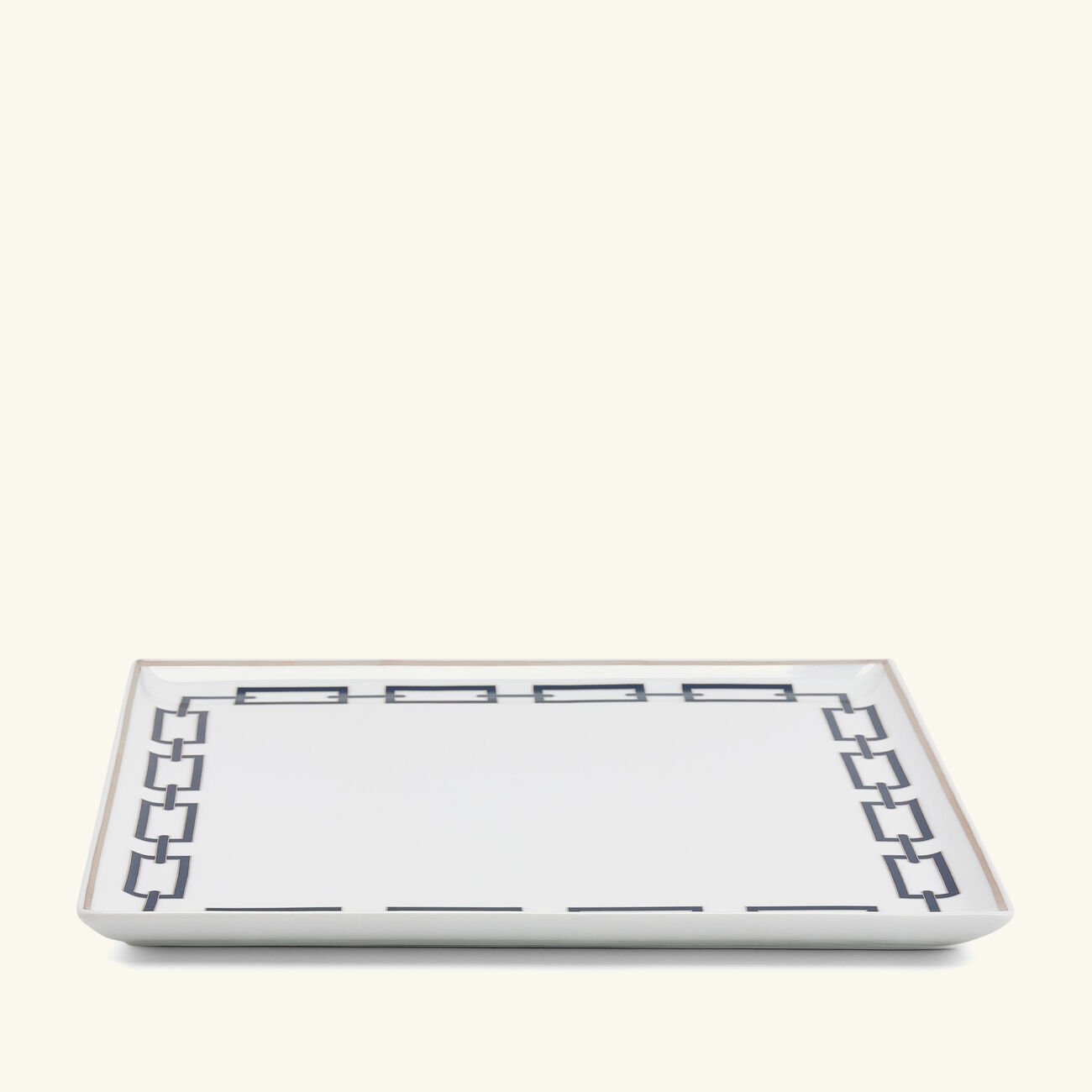 Catene Zaffiro Trinket Tray Square Large Blue ginori 1735 catene zaffiro trinket tray square large blue