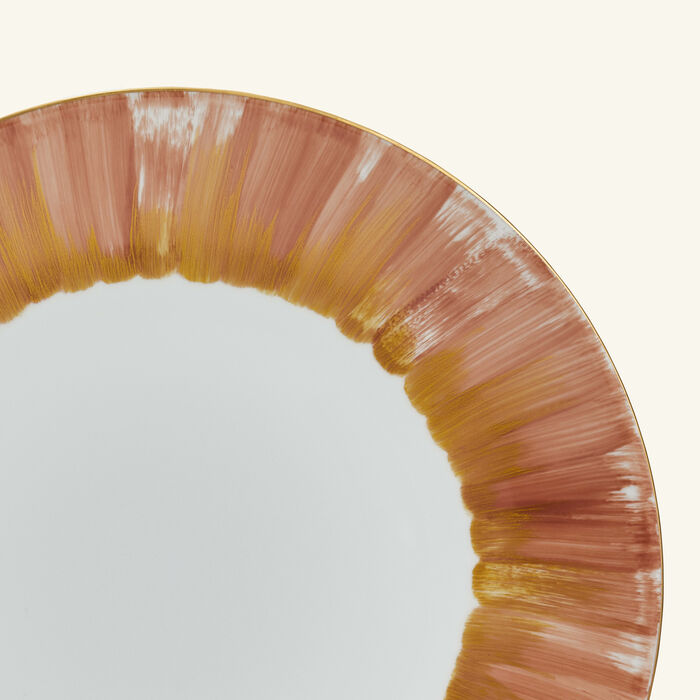marie daage panache dinner plate round pink 26cm