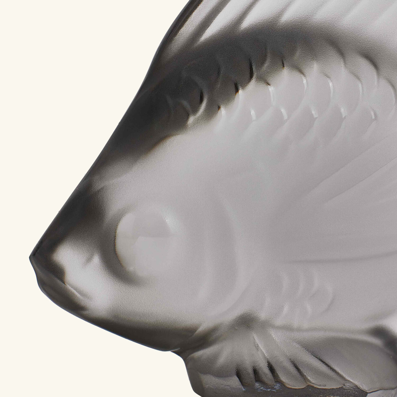 lalique fish figurine small clear