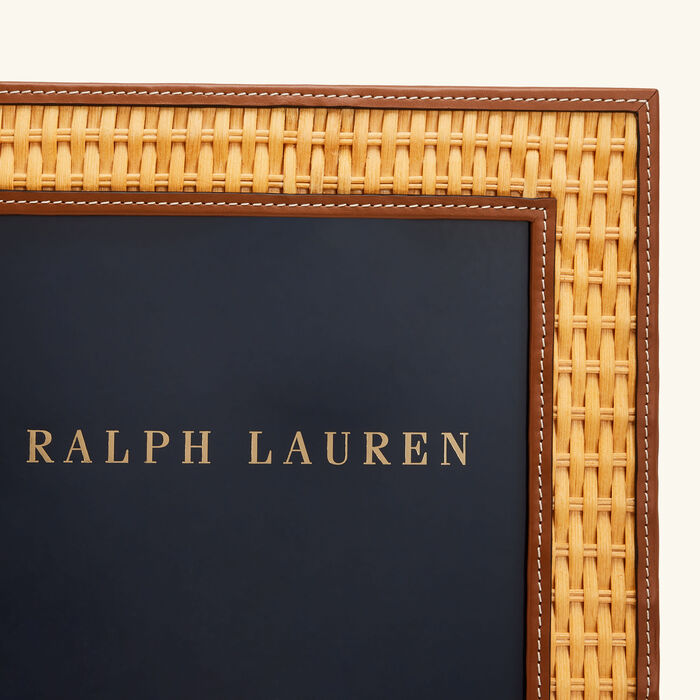 ralph lauren home bailey picture frame brown 20x25cm