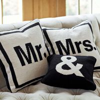 "Mrs" Needlepoint Pillow jonathan adler mrs needlepoint pillow