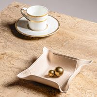 giobagnara elie saab monogram trinket tray square small torrone beige