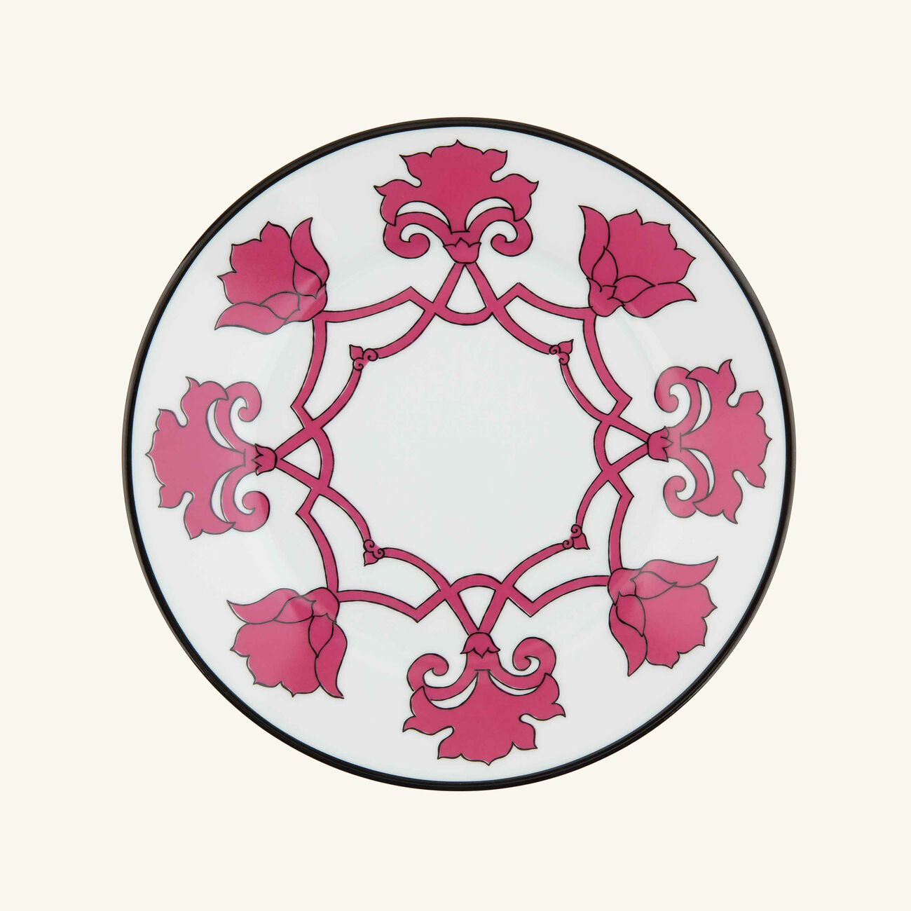 pinto paris jaipur dessert plate round pink 21cm