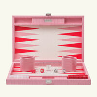 vido alligator backgammon set medium