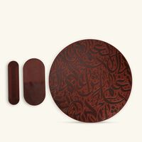 دملاج طقم نغم لإكسسوارات المائدة باللون البني   6 قطع