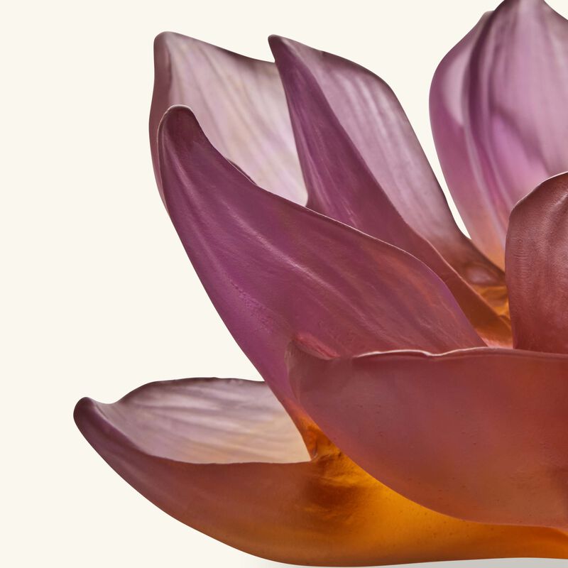 daum jardin de lotus incense holder pink