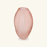 lalique alize vase extra large pink