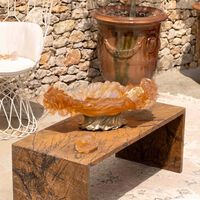 daum rose royale prestige centerpiece orange limited edition