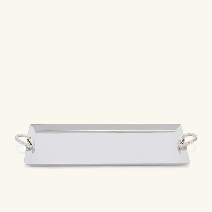 christofle vertigo mail tray silver plated