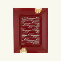 st dupont monogram 1872 ashtray rectangular large burgundy