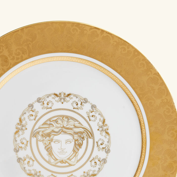 versace medusa gala charger plate round white 30cm