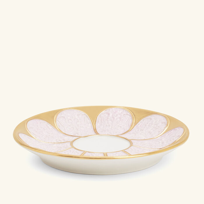 villari amour arabic tea cup saucer clear