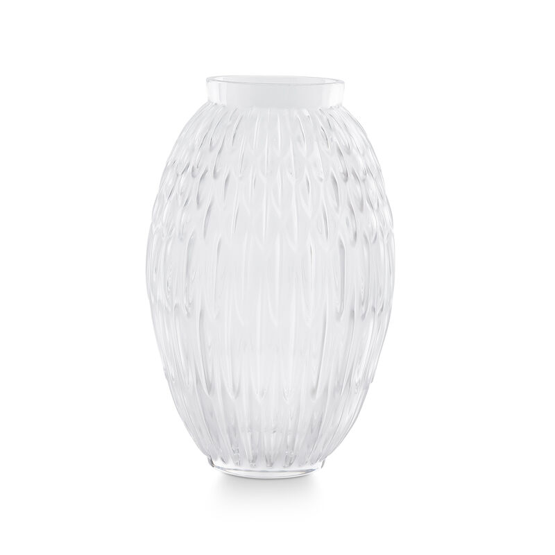 Small Plumes Vase clear, large