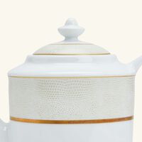 bernardaud sauvage blanc coffee pot gold