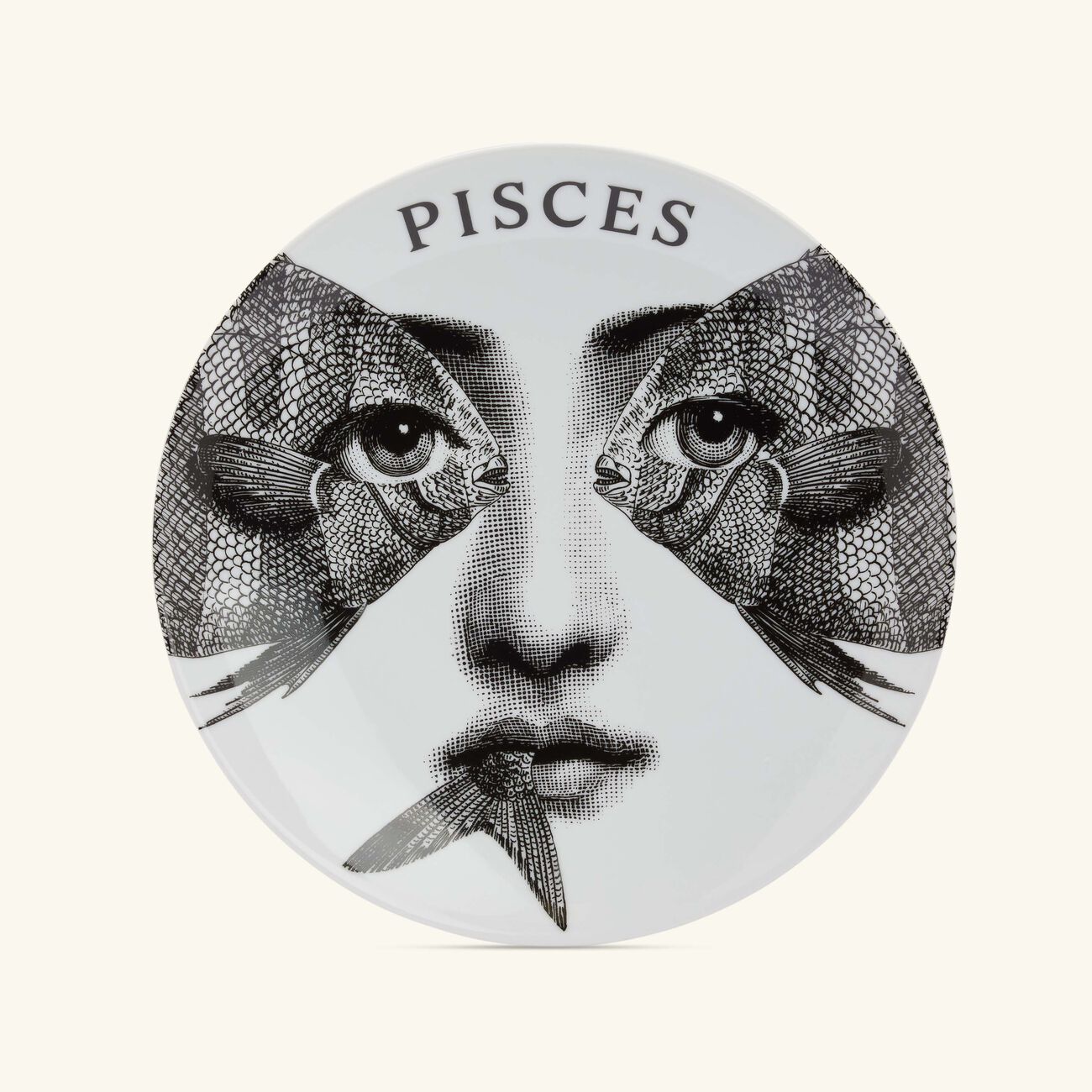 fornasetti tema e variazioni no 359 pisces wall plate