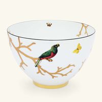 bernardaud aux oiseaux mug gold