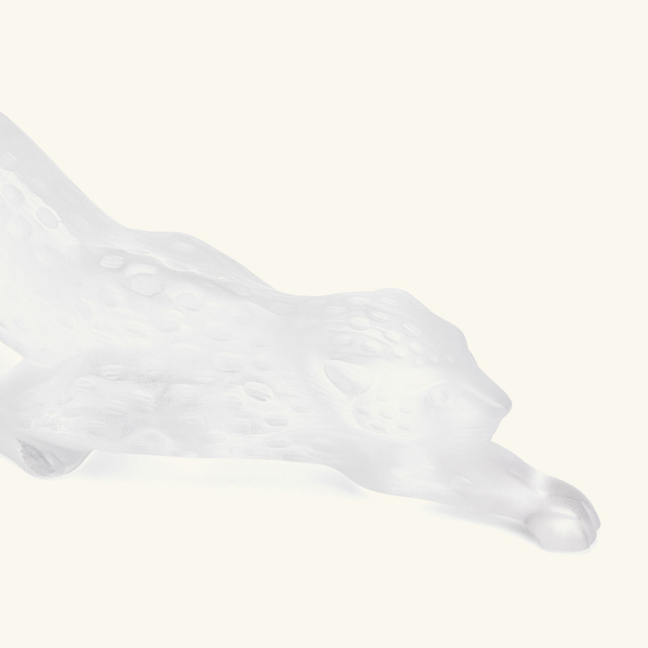 lalique zeila panther sculpture small clear