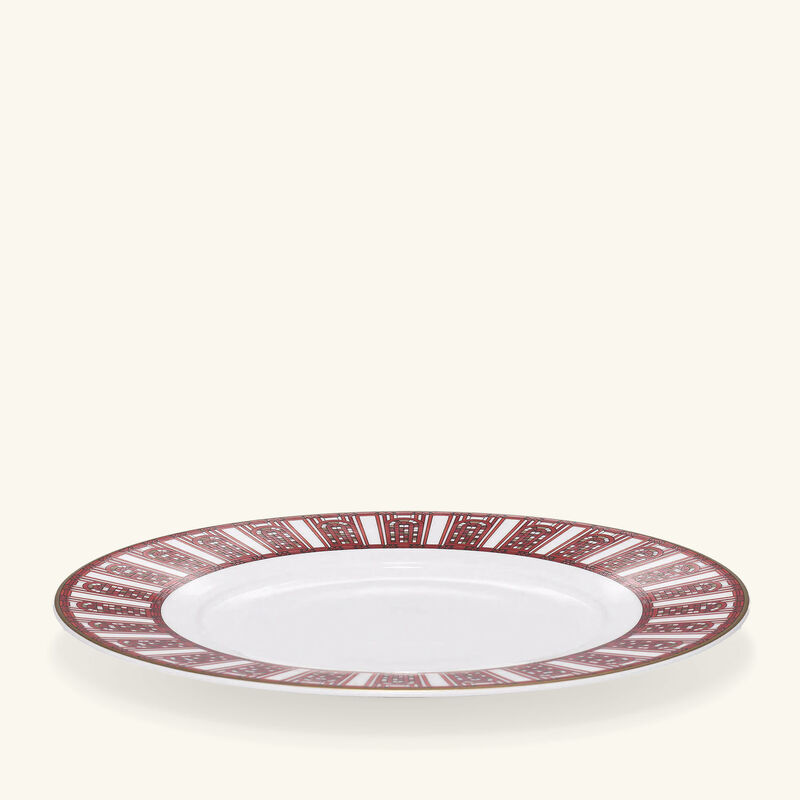 Arcadia Dessert Plate Round Red 21cm Set of 2 baccarat arcadia dessert plate round red 21cm set of 2